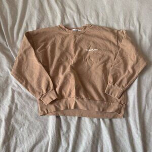 Talentless Light Brown Crewneck
